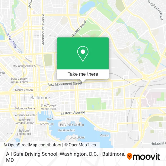 All Safe Driving School map