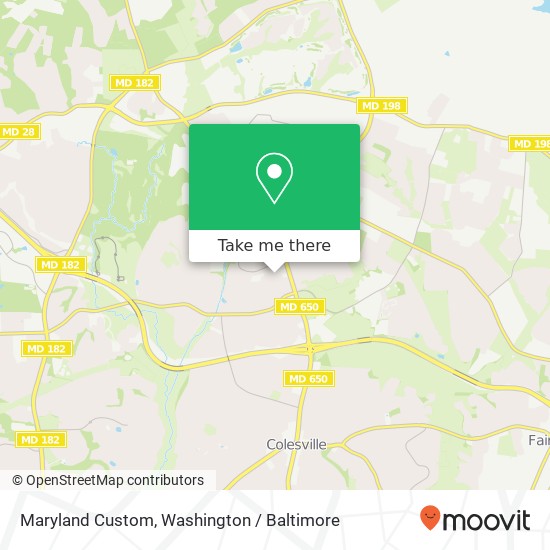 Mapa de Maryland Custom, 200 Heil Rd