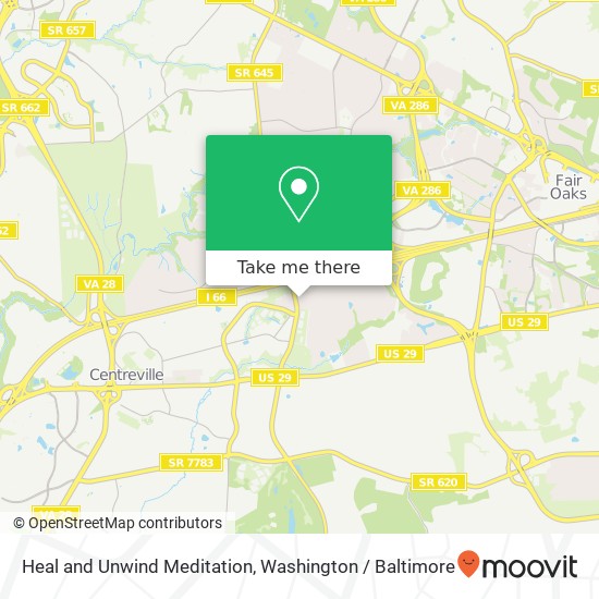 Heal and Unwind Meditation, Stringfellow Rd map