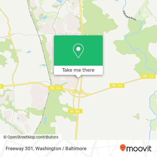 Mapa de Freeway 301, Bowie, MD 20716