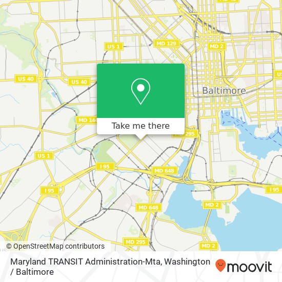 Maryland TRANSIT Administration-Mta map