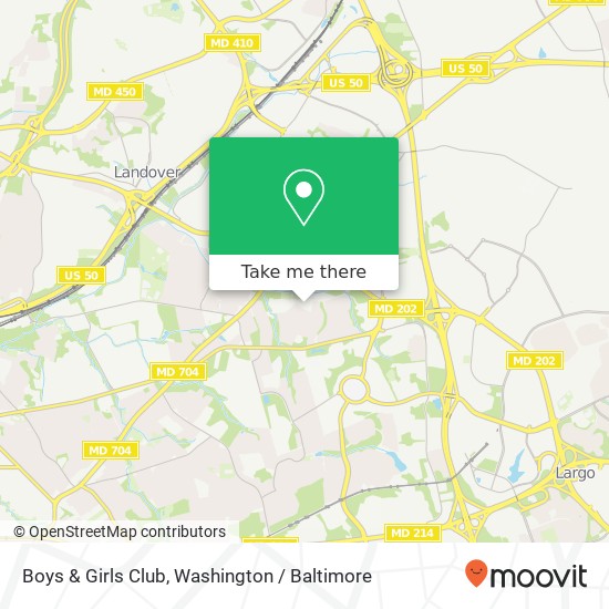 Mapa de Boys & Girls Club, 7723 Barlowe Rd