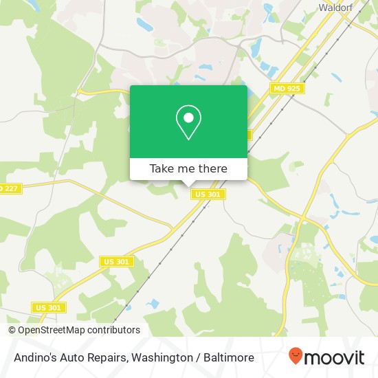 Mapa de Andino's Auto Repairs, 4421 White Plains Ln