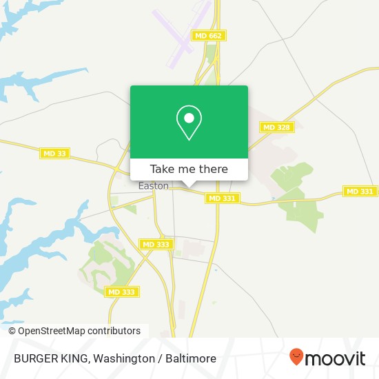 BURGER KING, Dover Rd map