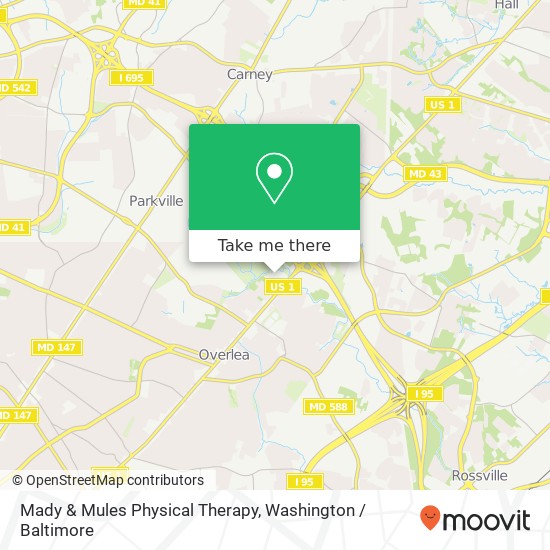 Mapa de Mady & Mules Physical Therapy