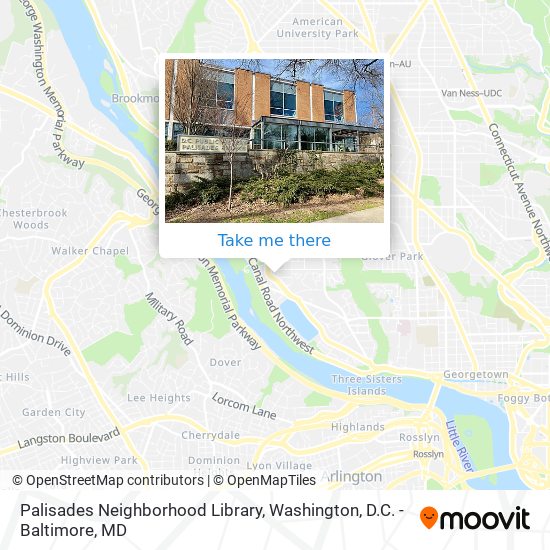 Mapa de Palisades Neighborhood Library