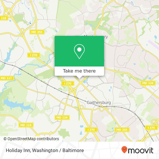 Mapa de Holiday Inn