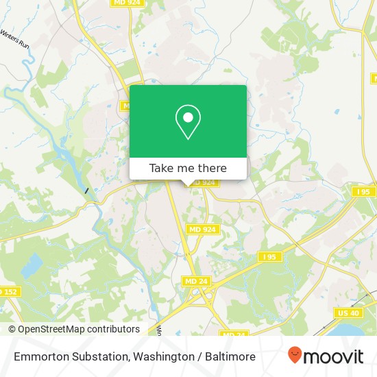 Emmorton Substation map