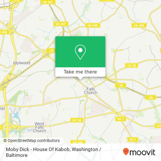 Moby Dick - House Of Kabob map