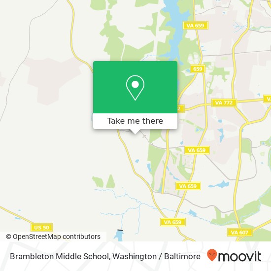 Brambleton Middle School map