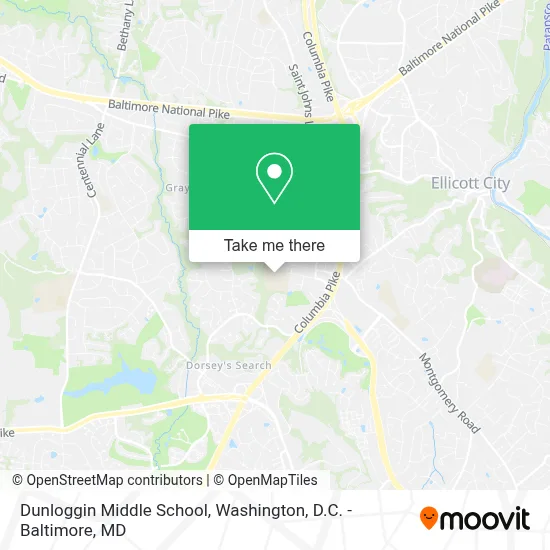 Dunloggin Middle School map