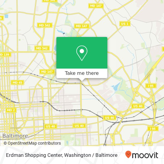 Mapa de Erdman Shopping Center