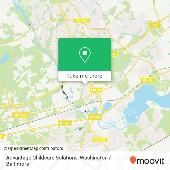 Advantage Childcare Solutions map