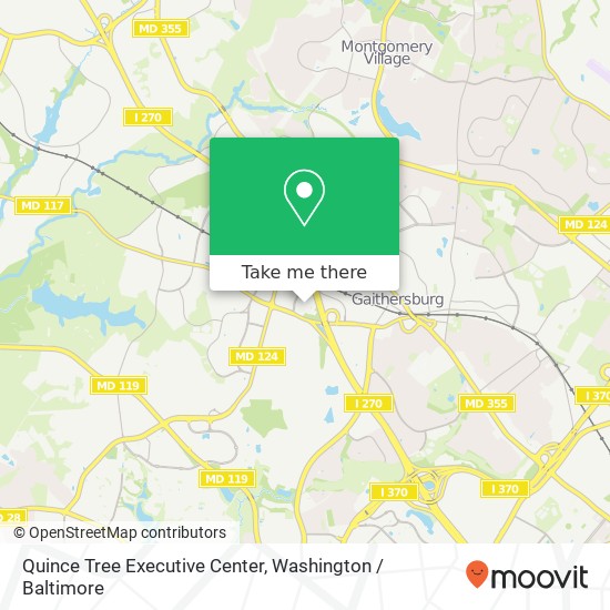 Mapa de Quince Tree Executive Center
