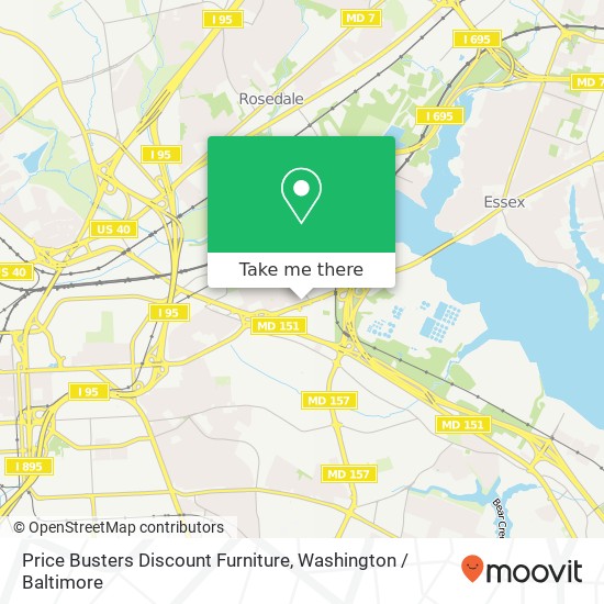 Price Busters Discount Furniture map