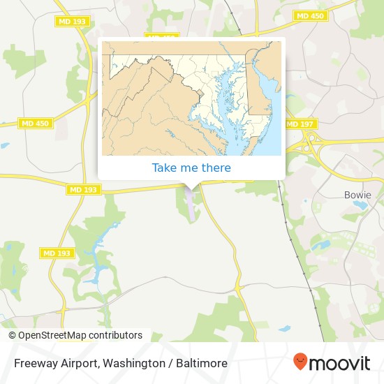 Freeway Airport map