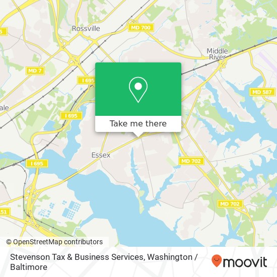 Stevenson Tax & Business Services map