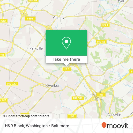 Mapa de H&R Block