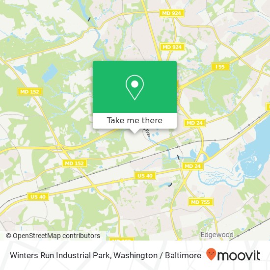 Mapa de Winters Run Industrial Park