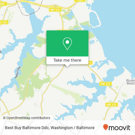 Best Buy Baltimore Ddc map