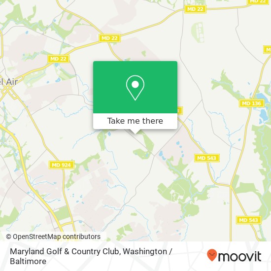 Mapa de Maryland Golf & Country Club
