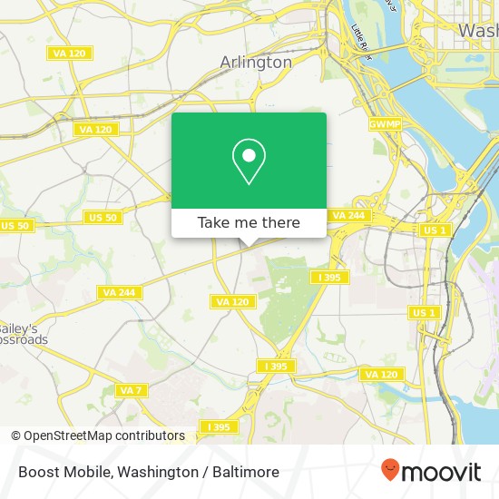 Boost Mobile map