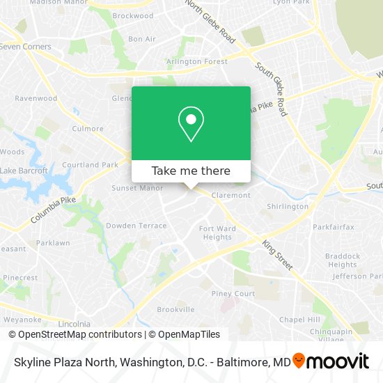 Skyline Plaza North map