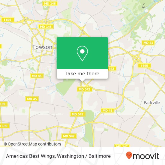 America's Best Wings map