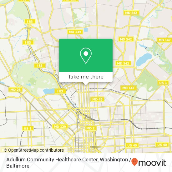 Adullum Community Healthcare Center map