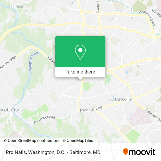Pro Nails map