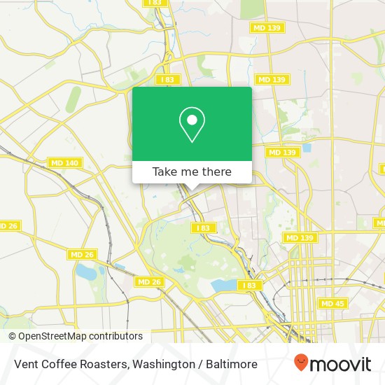 Mapa de Vent Coffee Roasters