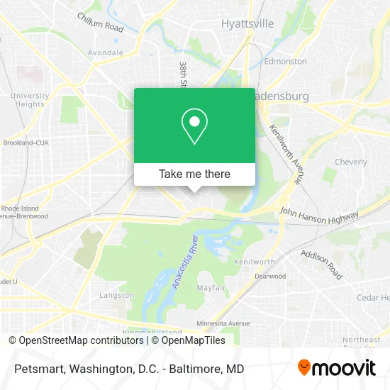 Mapa de Petsmart