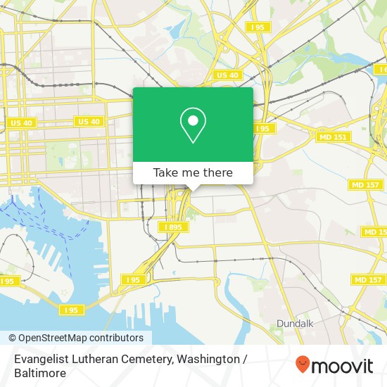 Evangelist Lutheran Cemetery map