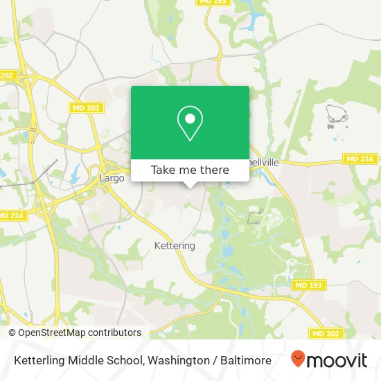 Mapa de Ketterling Middle School