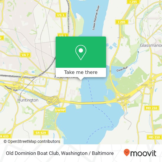 Old Dominion Boat Club map