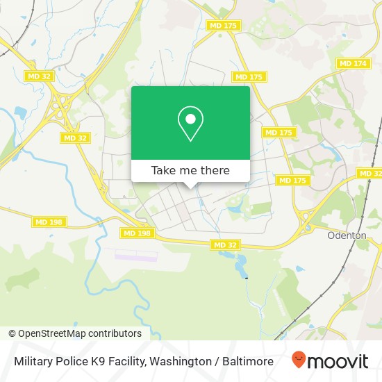 Mapa de Military Police K9 Facility