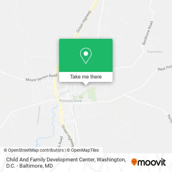 Child And Family Development Center map