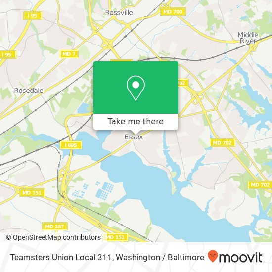 Mapa de Teamsters Union Local 311