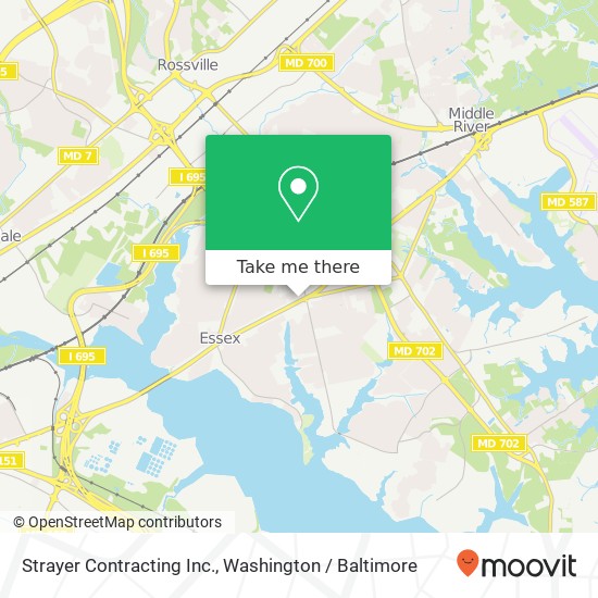 Strayer Contracting Inc. map