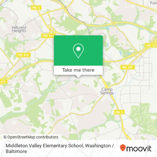 Middleton Valley Elementary School map