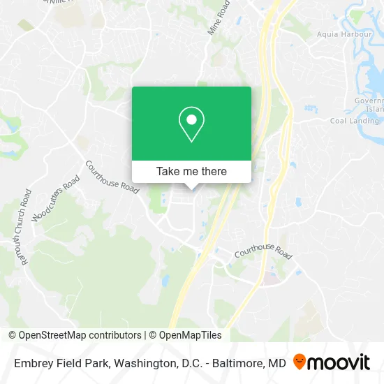 Embrey Field Park map