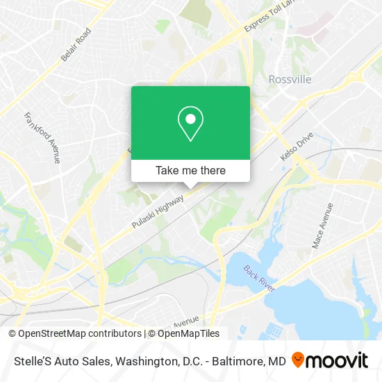 Stelle’S Auto Sales map