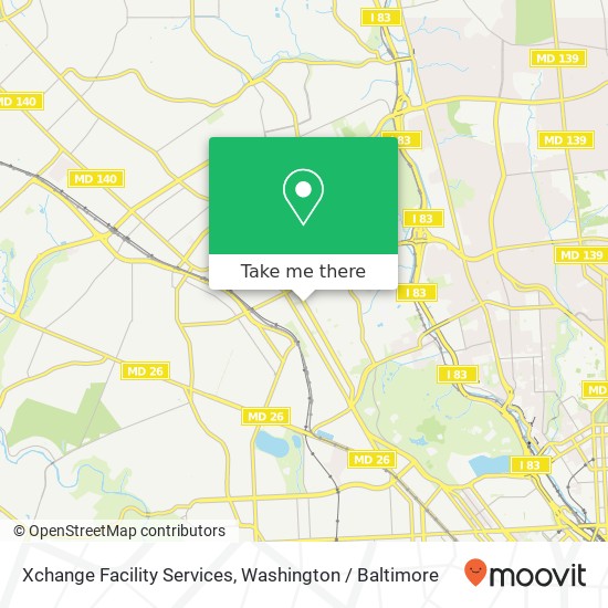 Mapa de Xchange Facility Services