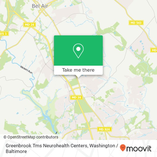 Greenbrook Tms Neurohealth Centers map