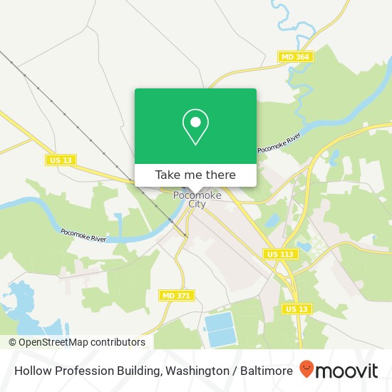 Mapa de Hollow Profession Building
