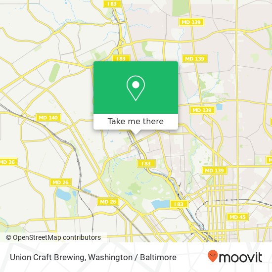 Union Craft Brewing map