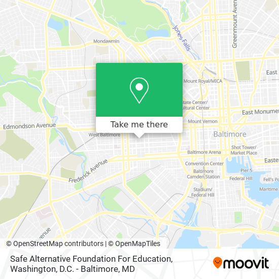 Safe Alternative Foundation For Education map