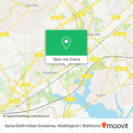 Mapa de Apna-Desh Indian Groceries