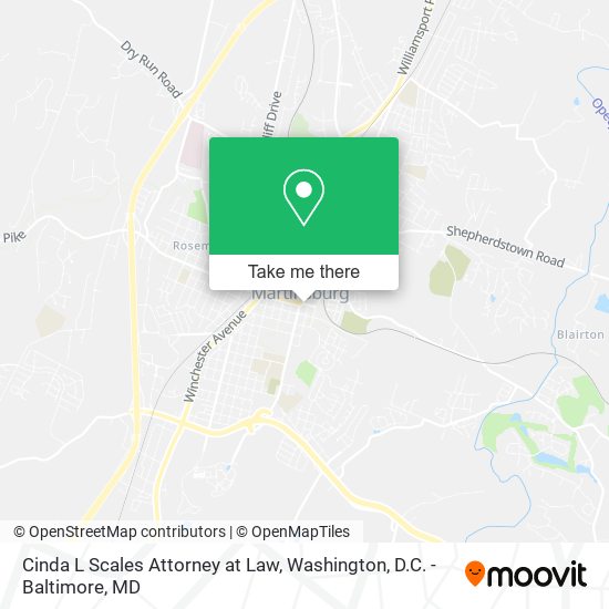 Cinda L Scales Attorney at Law map