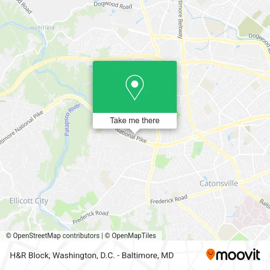 Mapa de H&R Block